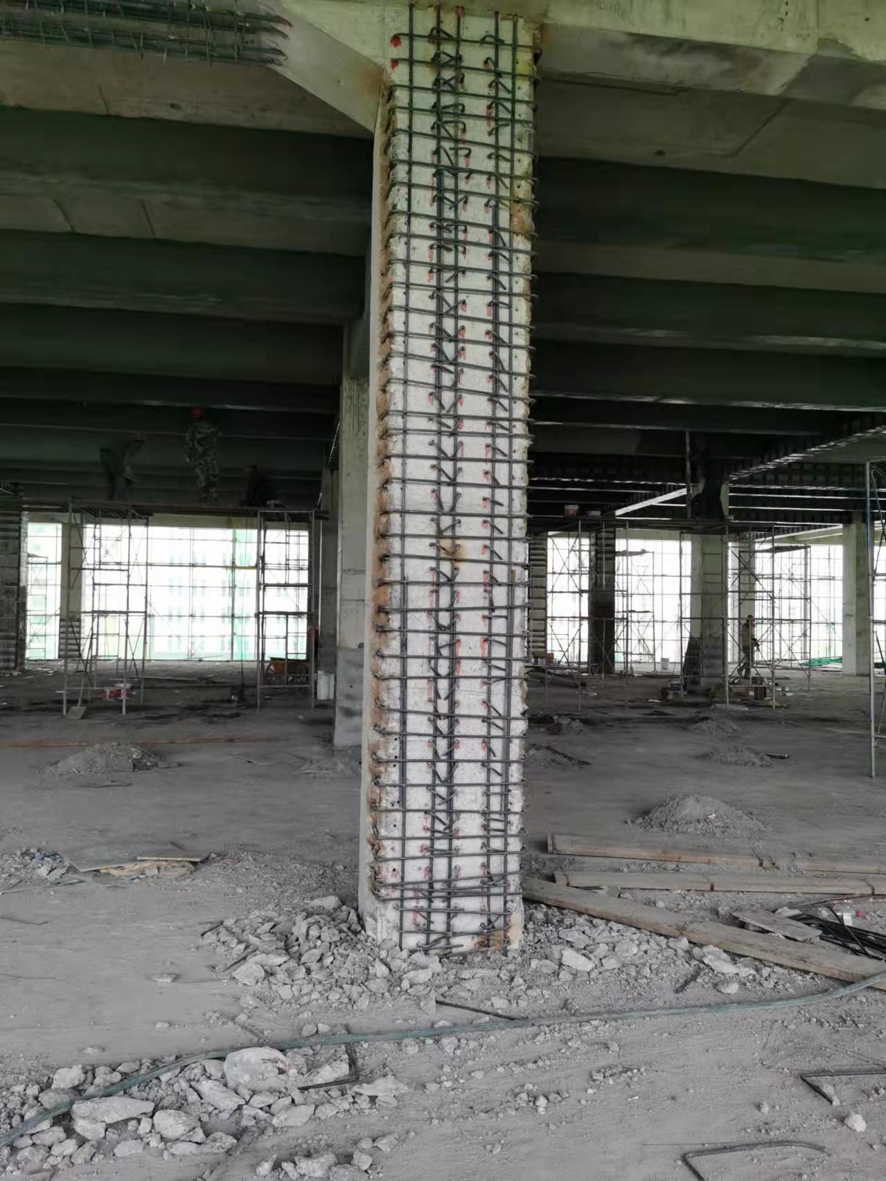 广西梁柱增大界面加固工程施工方案